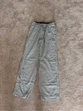 Victoria's Secret Black and White Striped Women's Lounge Pants